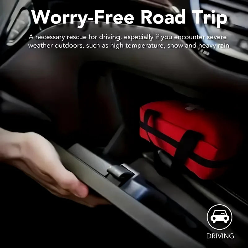 Car portable first aid kit health kit Multi-purpose Emergency Medical Supplies For Outdoor Hiking,Camping And More Medical Bag