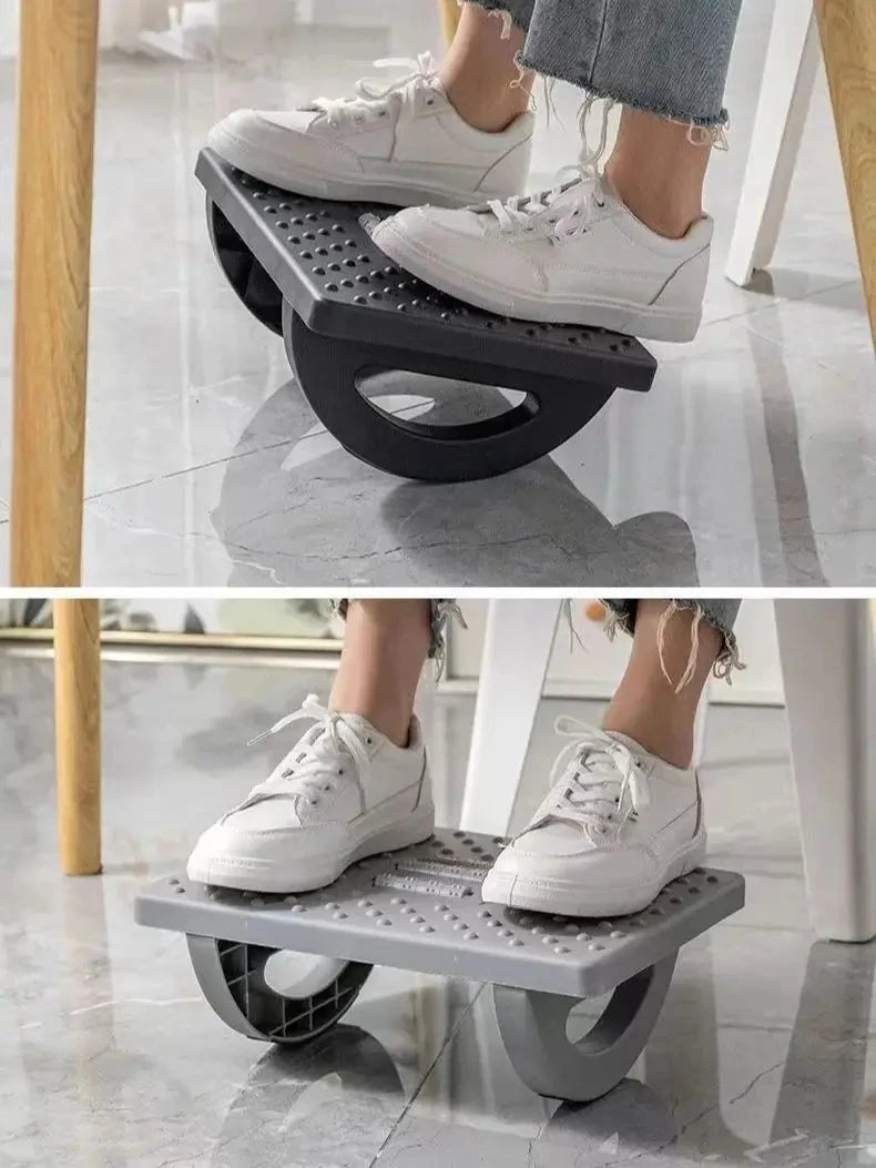 Premium version Portability Foot Rest Under Desk Footrest Ergonomic Foot Stool With Massage Rollers Foot Rest For Home Office