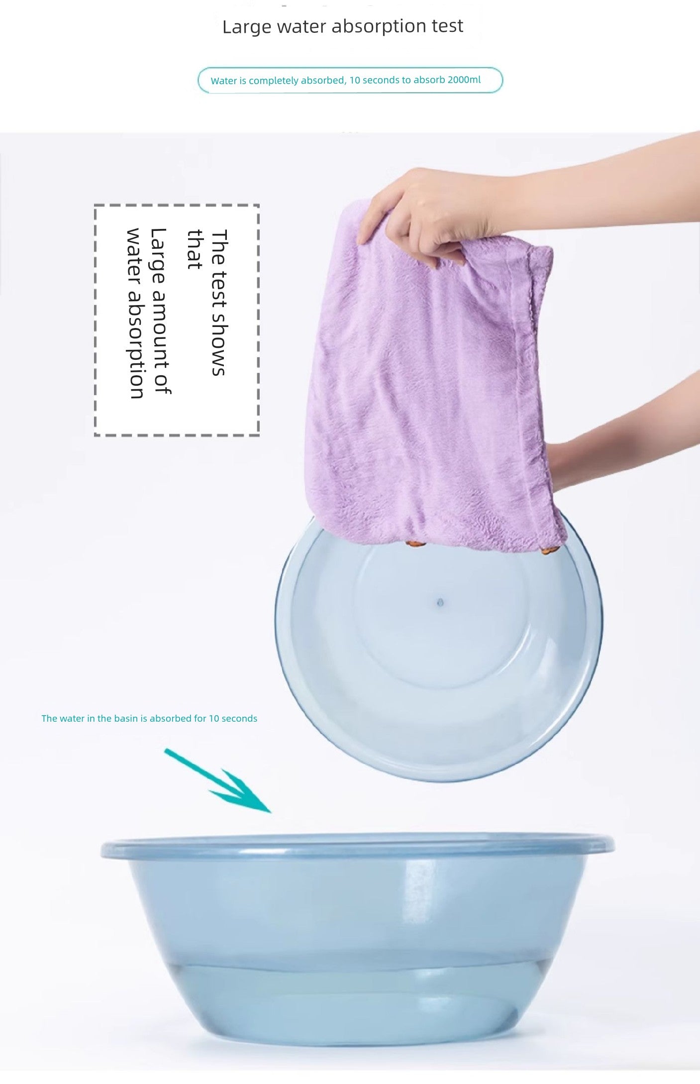 Student Bath Towel Double Layer Thickened Quick Hair Dry Cap