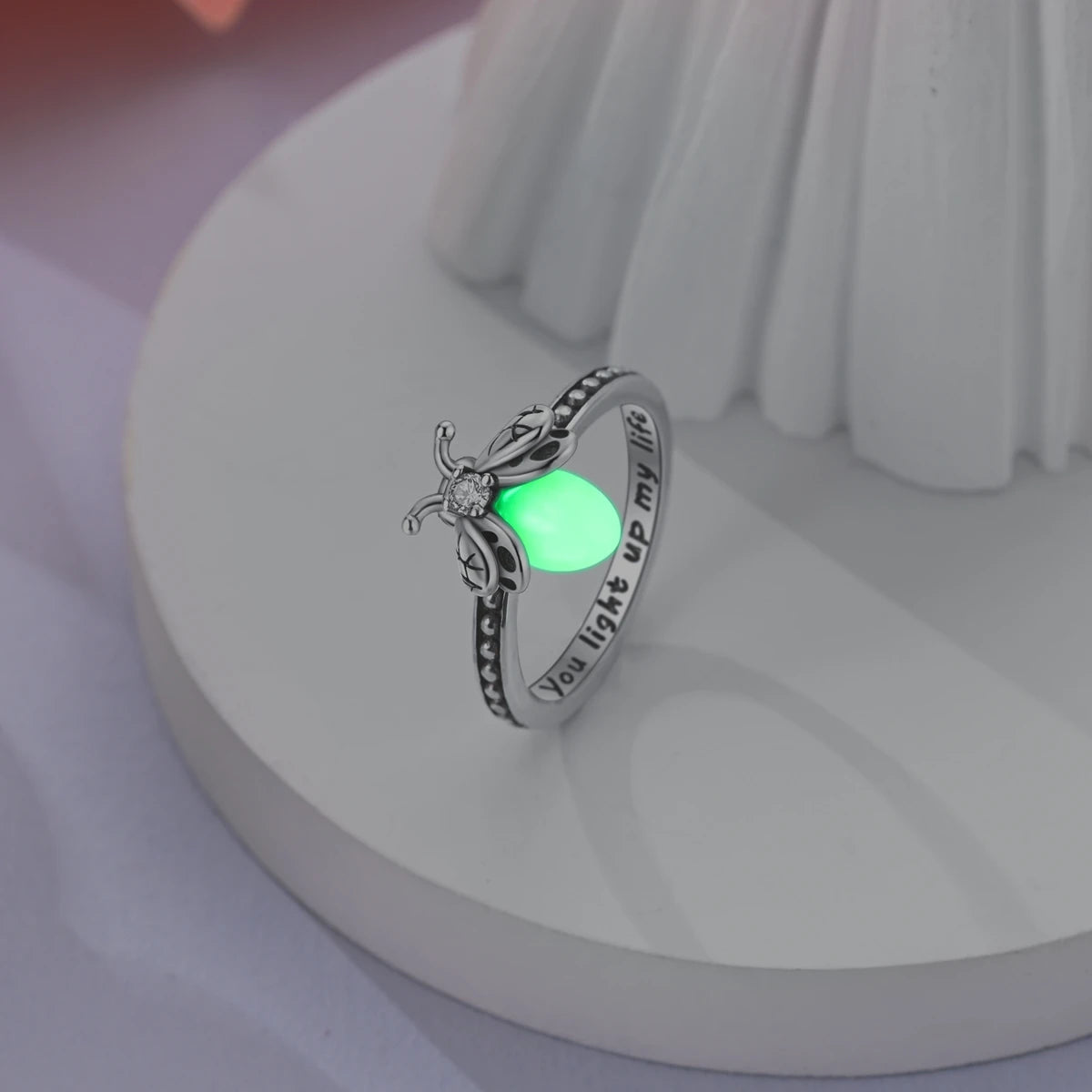 925 Silver Ring Firefly Heat Sar Original Finger Ring For Woman Jewelry Anniversary Gift