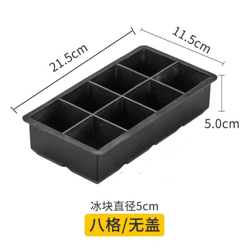 Ice Cube Tray Mold Food Grade Silicone Ice Hockey Mold DIY Whiskey Bar Ice Ball Making Mould Kitchen Gadgets IceCream Mold