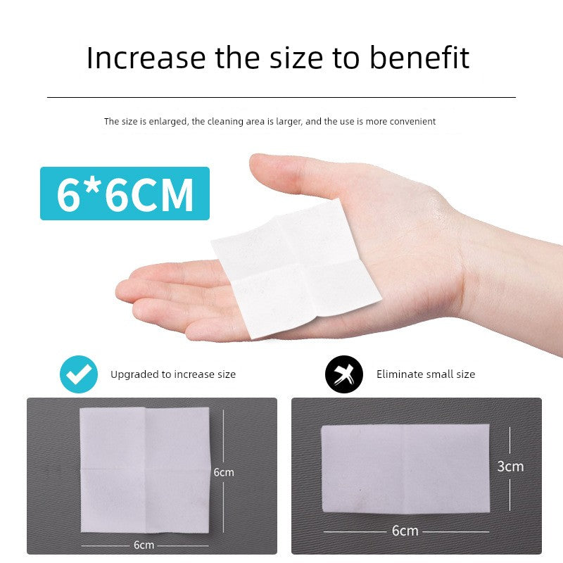 75% Concentration Disposable Alcohol Pad Large Portable Ear Studs Mobile Phone Disinfection Cotton Sheets Wipes Tableware Bowl Chopsticks Sterilization