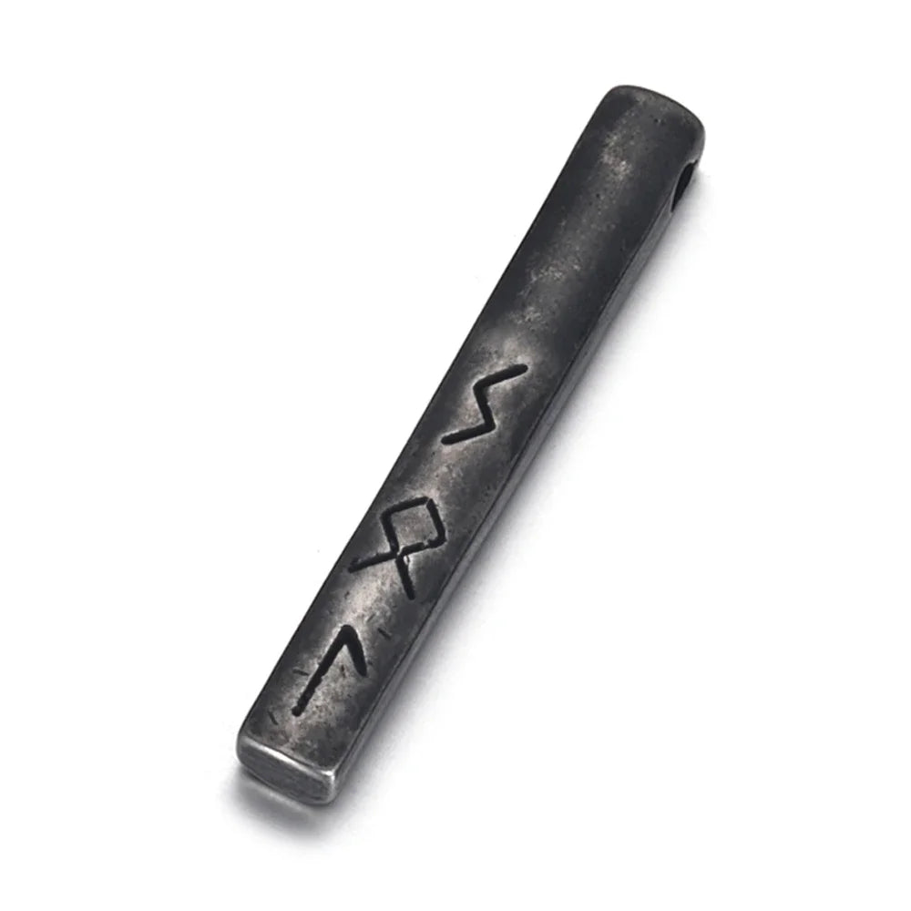 316L Stainless Steel Norse Viking Rune Pendant for Men Necklace DIY Accessories Finding Jewelry Making Charm