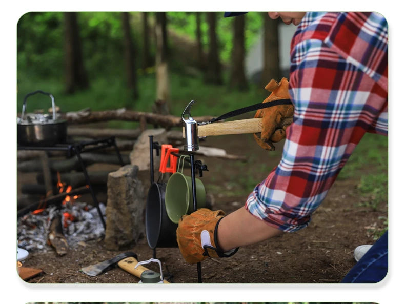 Desert Fox Outdoor Thickening and Lengthening Camping Ground Nail Awning Tent Camping with Steel Ground Nail Beach Camp Nail