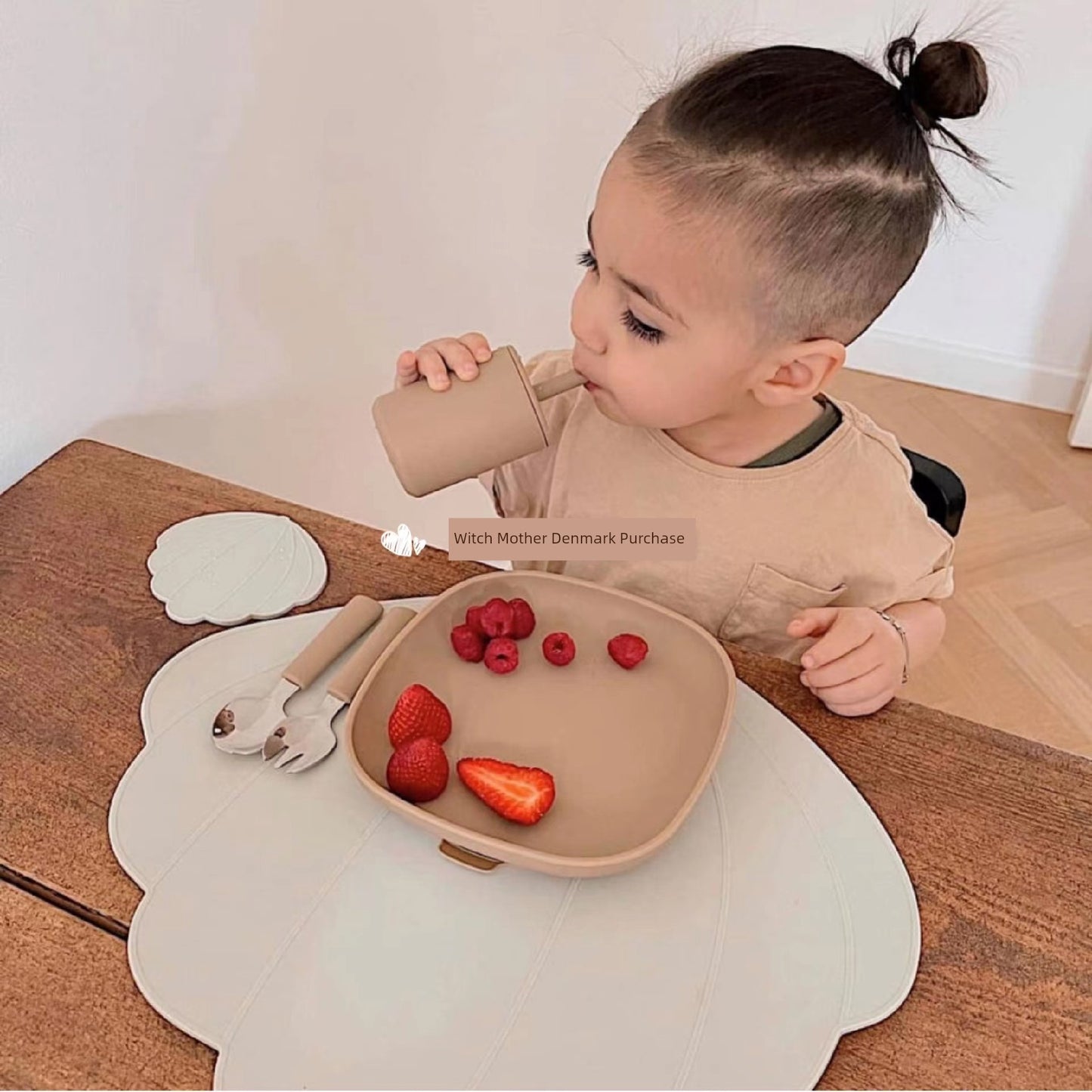 Danish Infant Organic Silicone Lid Straw Cup