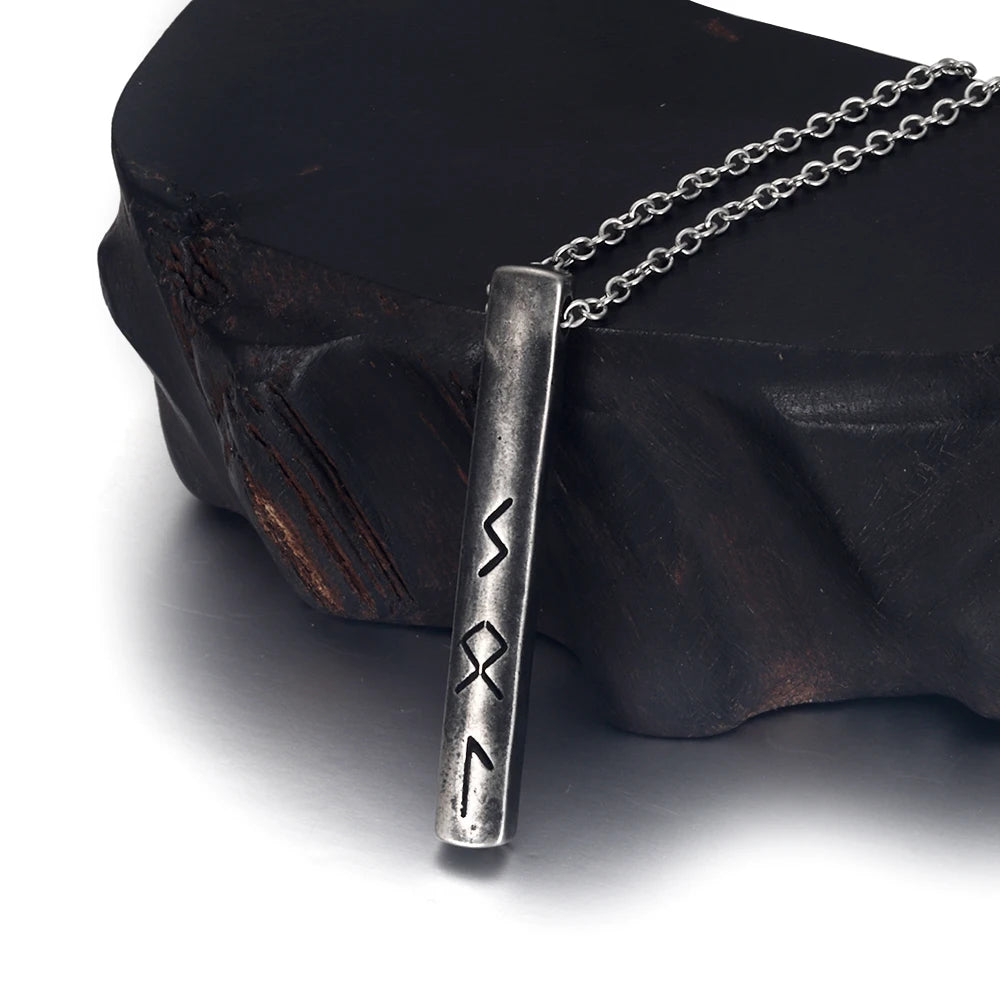 316L Stainless Steel Norse Viking Rune Pendant for Men Necklace DIY Accessories Finding Jewelry Making Charm