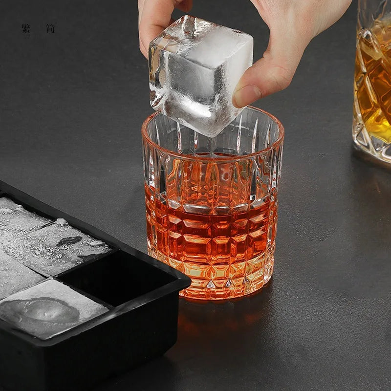 Ice Cube Tray Mold Food Grade Silicone Ice Hockey Mold DIY Whiskey Bar Ice Ball Making Mould Kitchen Gadgets IceCream Mold