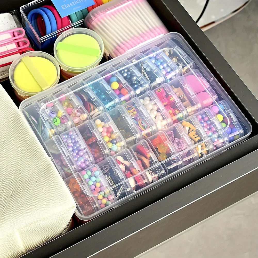 DIY Diamond Painting Embroidery Storage Box, Nail Art Jewelry Rhinestone Mosaic Storage Container Multifunctional Storage Box