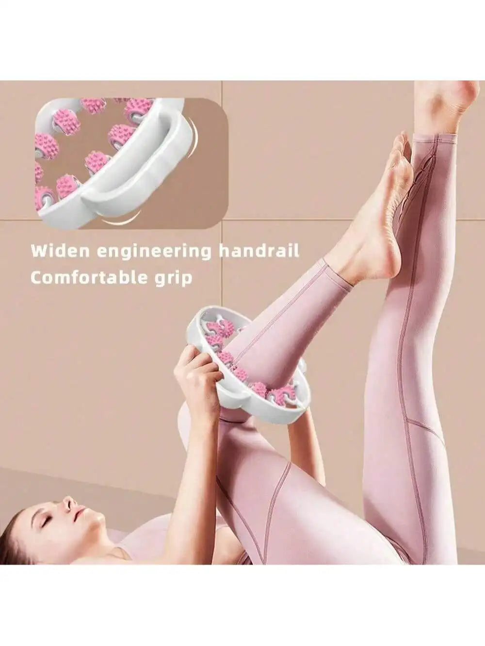 Circular Leg Clamps-360 Degree Muscle Roller Massager Muscle Roller Neck Arm Leg Muscle Relax Massager Sports Yoga