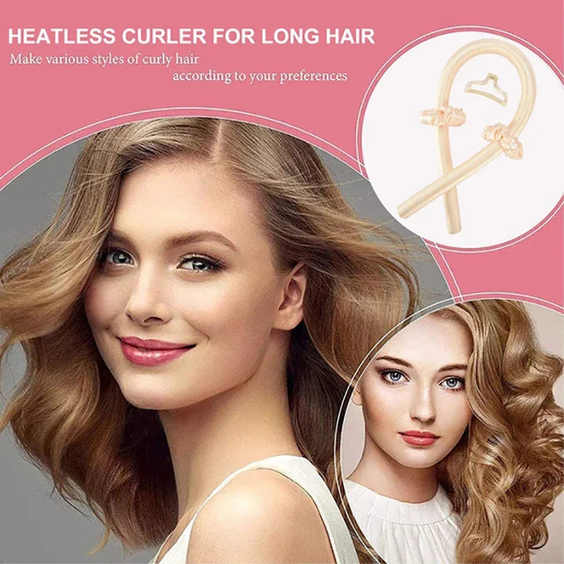 Heatless Hair Curler Curly Hair No Heat Curly Hair Products Satin Silk Headband Overnight Hair Styling Tools boucleur cheveux
