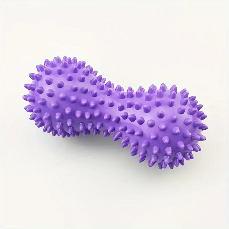Peanut Massage Spiky Ball Foot Massage Roller Deep Tissue Massage Ball Training Grip for Plantar Fascia Shoulders Neck & Back