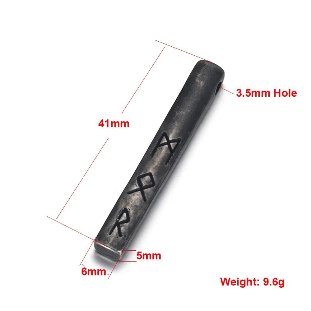 316L Stainless Steel Norse Viking Rune Pendant for Men Necklace DIY Accessories Finding Jewelry Making Charm