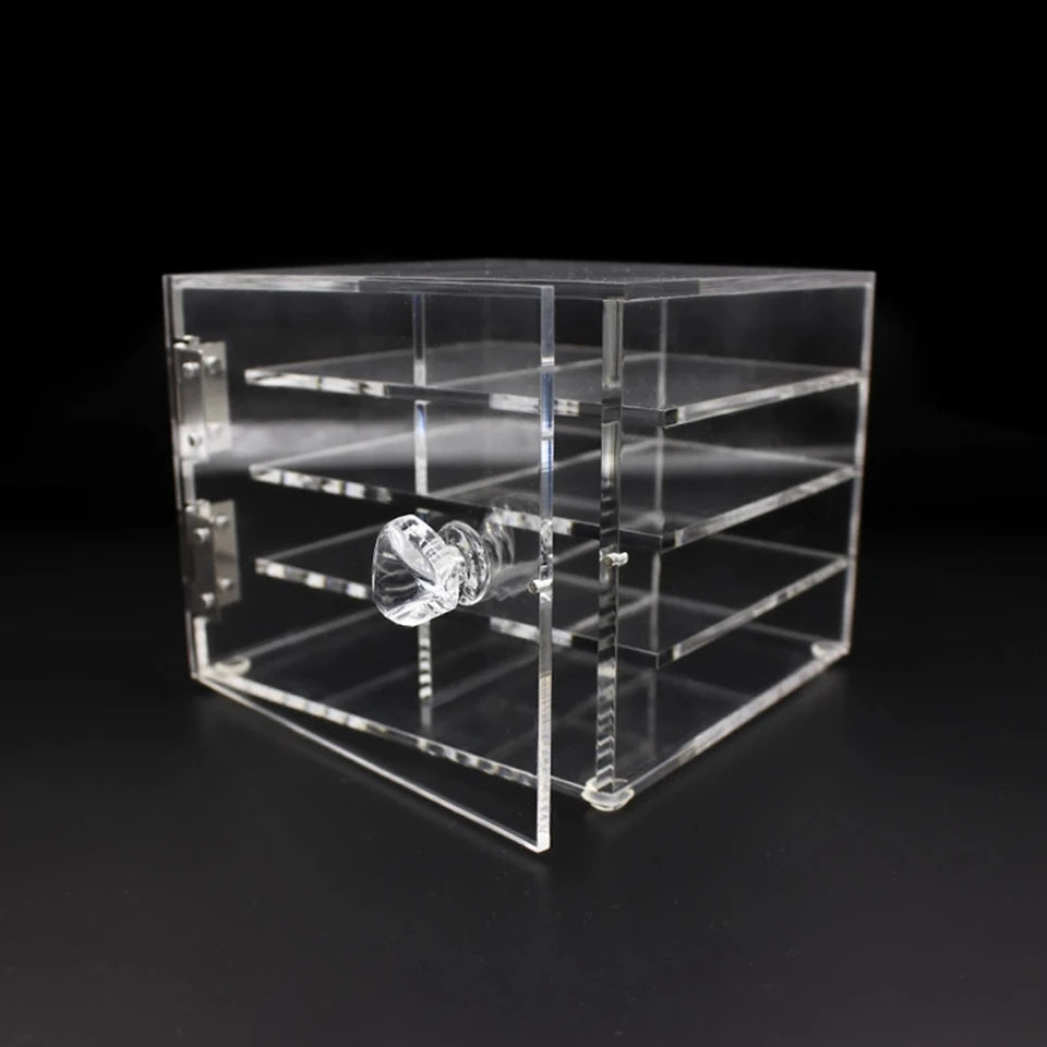 Eyelash Extensions Acrylic Lash Holder Eyelashes Pallet Storage Box Large Eye Lash Tile Dust-proof Cover Beauty Makeup Tools