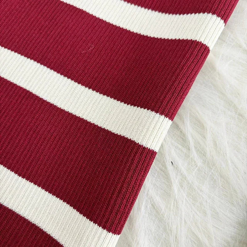 Summer Stripe Elastic Bodycon Strap Dress Sexy Beach Sundress Women Casual Slim Pencil Vestidos Maxi Long Dress