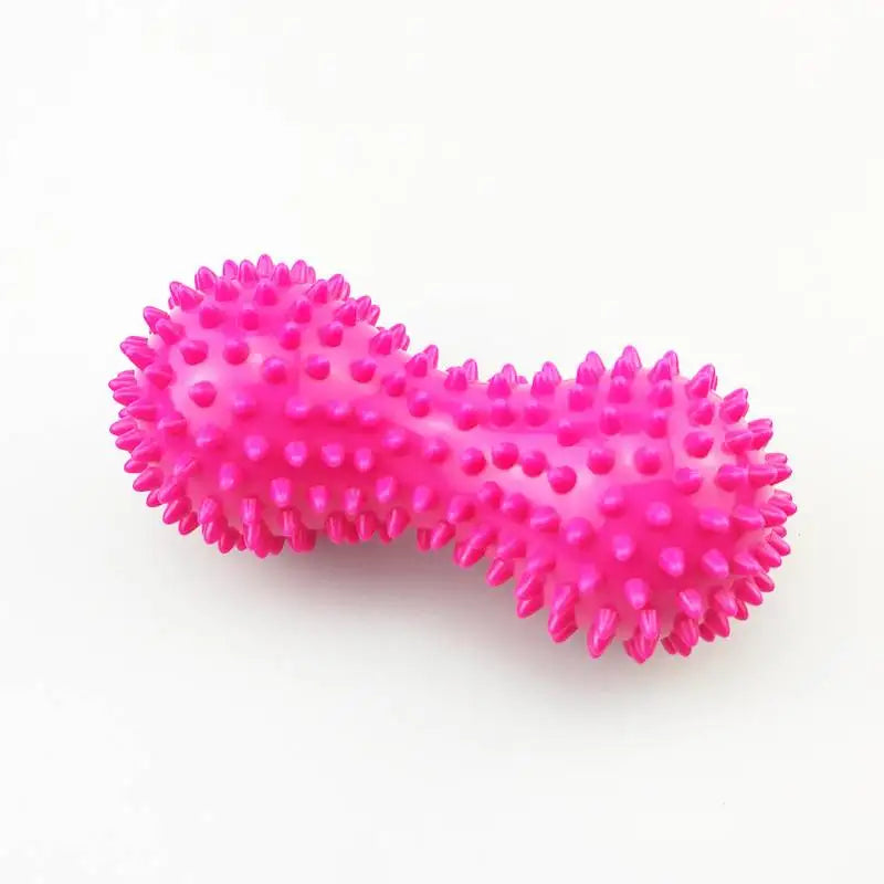 Peanut Massage Spiky Ball Foot Massage Roller Deep Tissue Massage Ball Training Grip for Plantar Fascia Shoulders Neck & Back