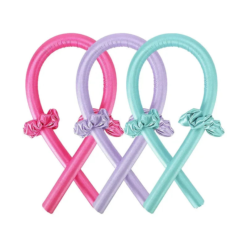 Heatless Hair Curler Curly Hair No Heat Curly Hair Products Satin Silk Headband Overnight Hair Styling Tools boucleur cheveux
