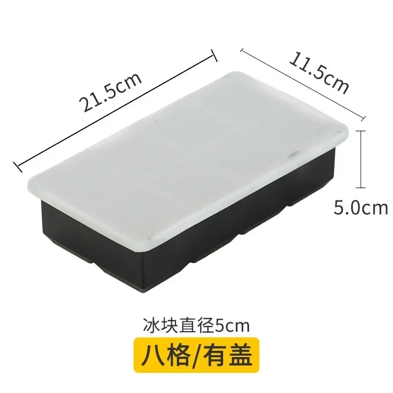 Ice Cube Tray Mold Food Grade Silicone Ice Hockey Mold DIY Whiskey Bar Ice Ball Making Mould Kitchen Gadgets IceCream Mold