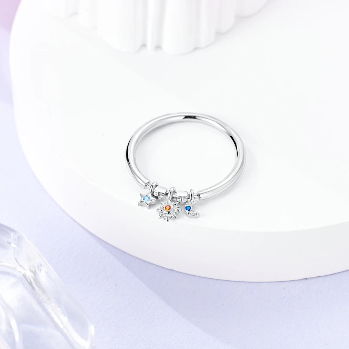 925 Silver Ring Firefly Heat Sar Original Finger Ring For Woman Jewelry Anniversary Gift
