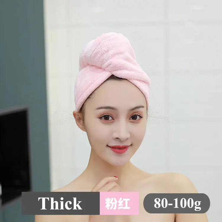 Women Magic Microfiberrapid Drying Hair Towel Cap Hat Towel Bathroom Bath Wrap Hat Quick Cap Turban Dry Toallas Bath Shower