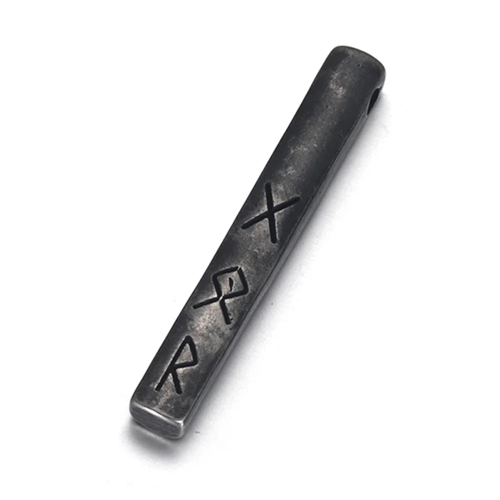 316L Stainless Steel Norse Viking Rune Pendant for Men Necklace DIY Accessories Finding Jewelry Making Charm