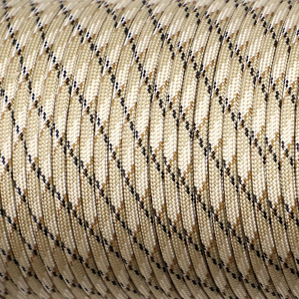 7 Cores Paracord Cord 3M Dia.4mm For Outdoor Camping Survival Lanyard Parachute Rope Climbing Equipment Hiking Tent Accessories