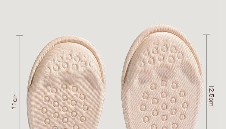 Half Insoles for Shoes Inserts Forefoot Insert Non-slip Sole Cushion Reduce Shoe Size Filler High Heels Pain Relief Shoe Pads