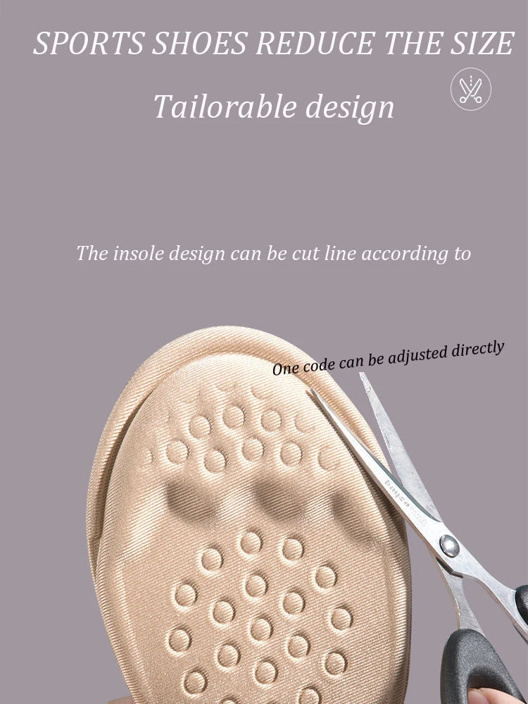 Half Insoles for Shoes Inserts Forefoot Insert Non-slip Sole Cushion Reduce Shoe Size Filler High Heels Pain Relief Shoe Pads
