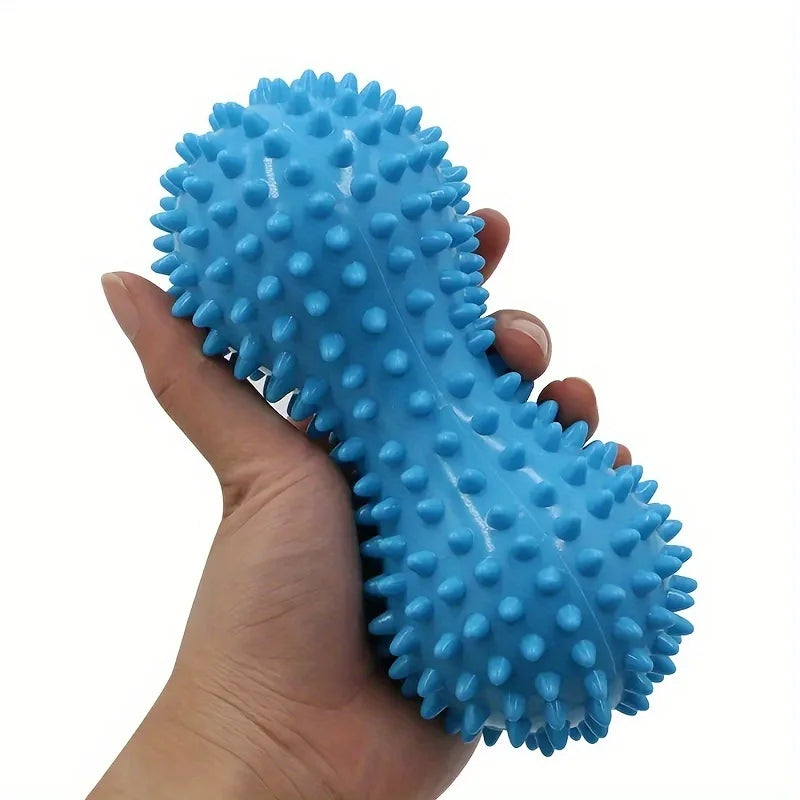 Peanut Massage Spiky Ball Foot Massage Roller Deep Tissue Massage Ball Training Grip for Plantar Fascia Shoulders Neck & Back