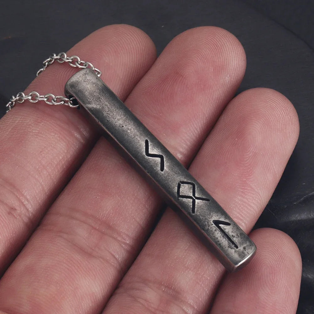 316L Stainless Steel Norse Viking Rune Pendant for Men Necklace DIY Accessories Finding Jewelry Making Charm