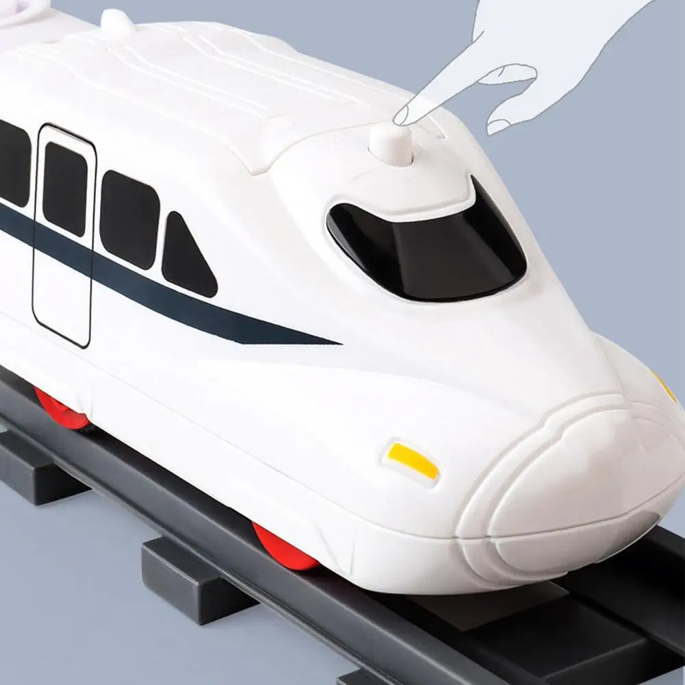 Revolving Sushi Plates Train Toy Pretend Play Conveyor Belt Electric Track Rotary Rail Car Simulation Model Toys For Kids Gift