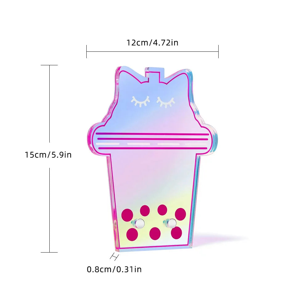 Eyelash Extensions Acrylic Lash Holder Eyelashes Pallet Storage Box Large Eye Lash Tile Dust-proof Cover Beauty Makeup Tools