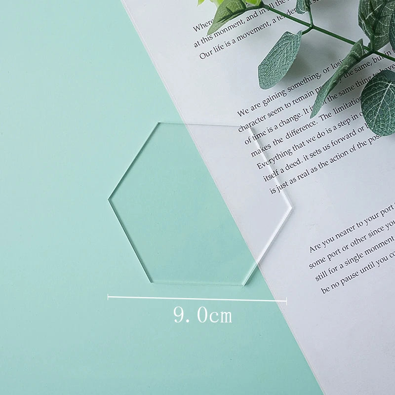 Thickness 3mm Transparent Acrylic Sheet Photography Props Life Photo Fotografia Shoot Props for Jewelry, Cosmetics, Makeup Tools
