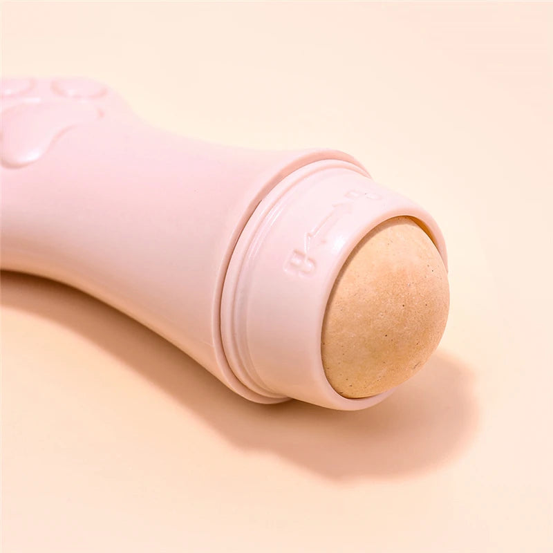 Cat Paw Face Oil Absorbing Roller  Volcanic Stone Blemish Remover Facial Shiny Changing Pores Oil Removal Massage Artifact Tools