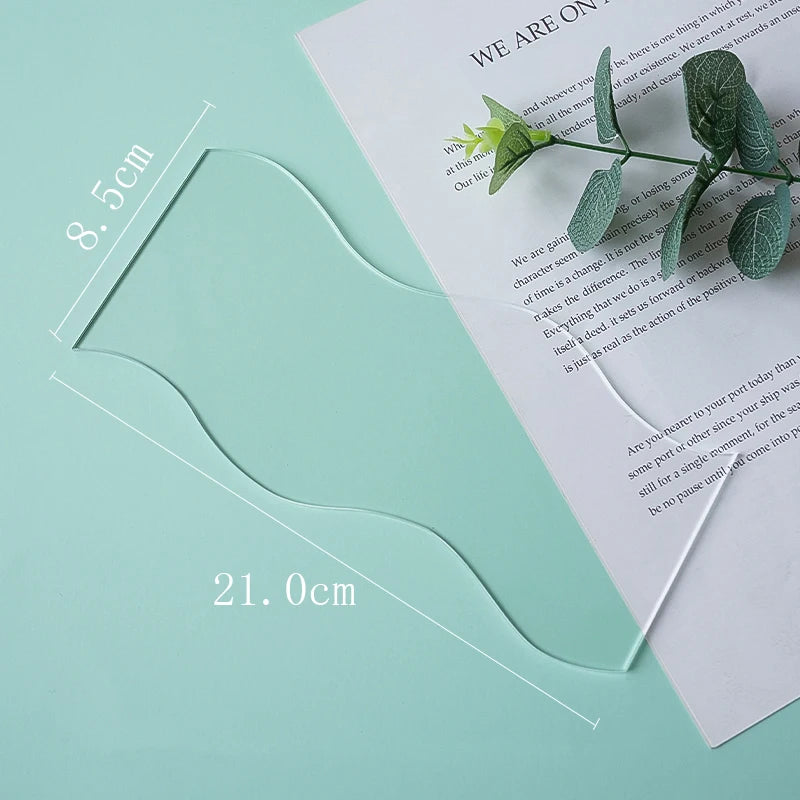 Thickness 3mm Transparent Acrylic Sheet Photography Props Life Photo Fotografia Shoot Props for Jewelry, Cosmetics, Makeup Tools