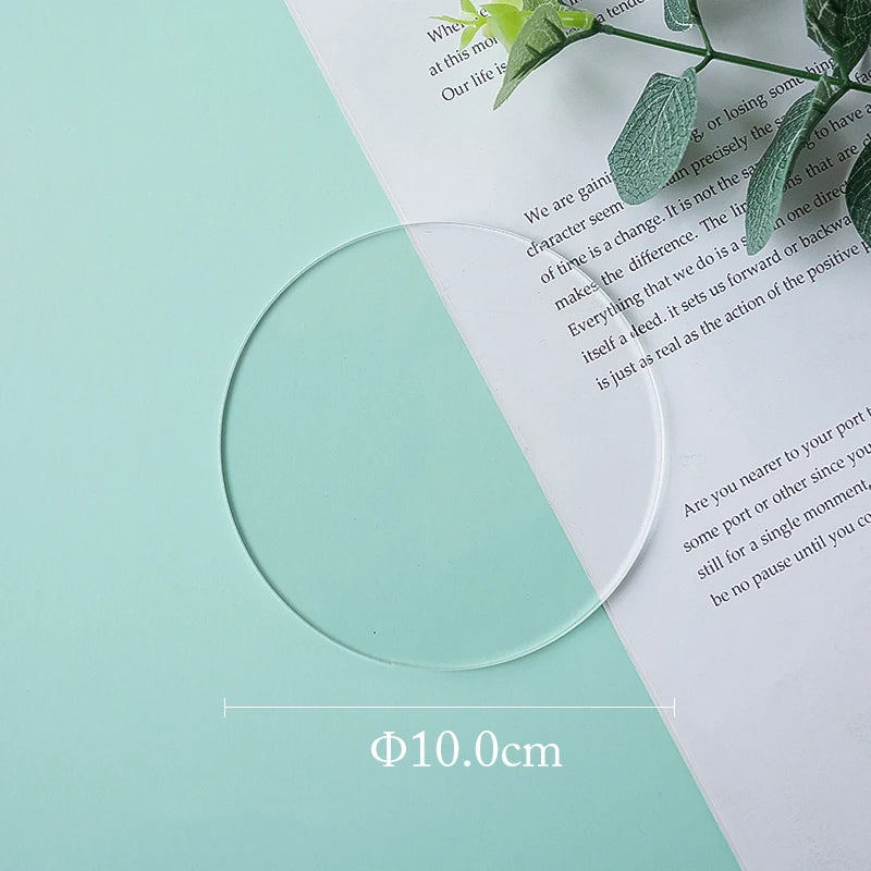 Thickness 3mm Transparent Acrylic Sheet Photography Props Life Photo Fotografia Shoot Props for Jewelry, Cosmetics, Makeup Tools