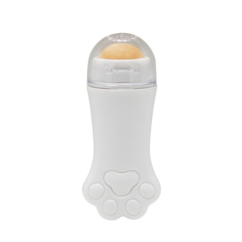 Cat Paw Face Oil Absorbing Roller  Volcanic Stone Blemish Remover Facial Shiny Changing Pores Oil Removal Massage Artifact Tools