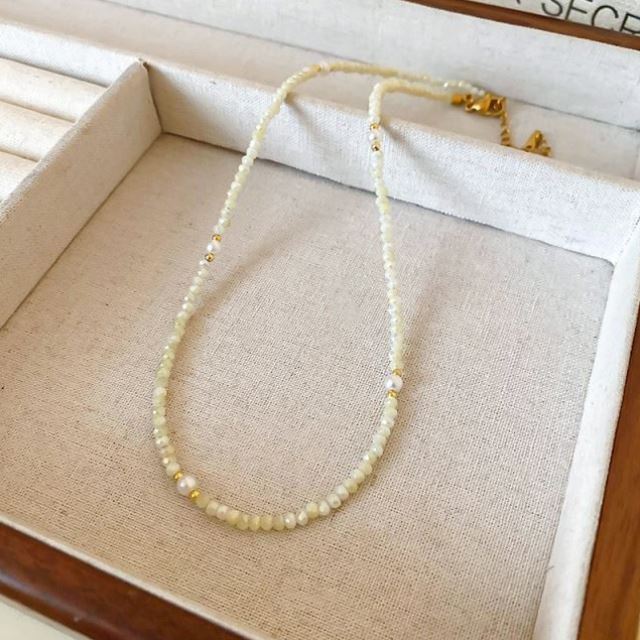 Colorful Pearl Ornamentle Beaded necklace