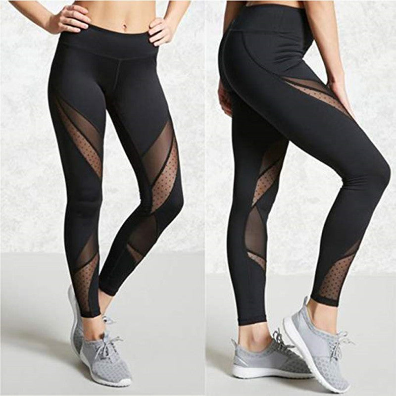 High Waist Yoga Pants Gym Leggings Sport Women Fitness Worko