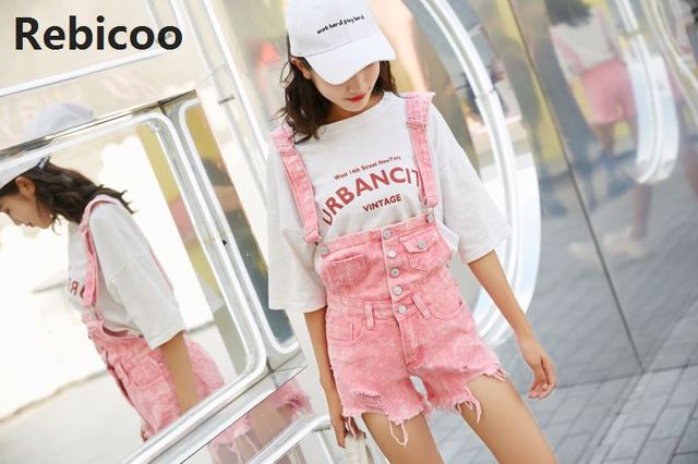 Jumpsuit Women Playsuits Denim Overalls for Womens Rompers S