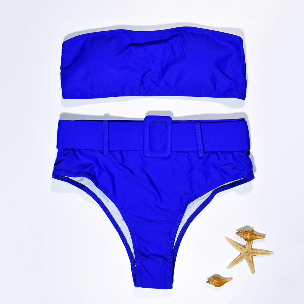 High Waist Bikini Sexy Black Swimwear Women Swimsuit Hi