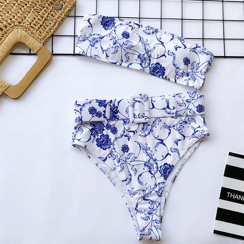 High Waist Bikini Sexy Black Swimwear Women Swimsuit Hi