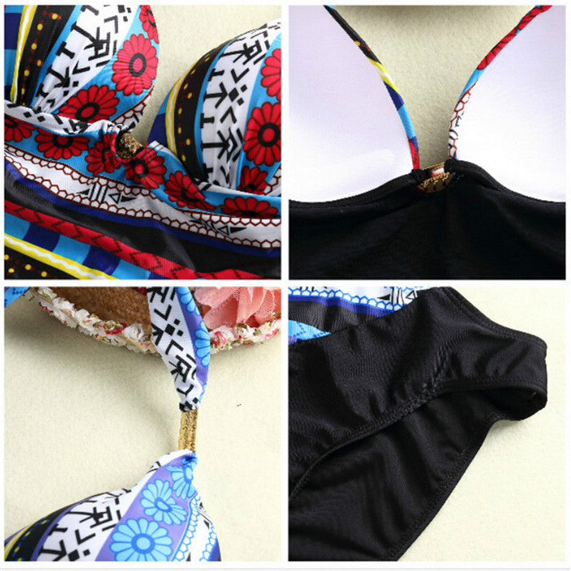 Hot Women Girl Lady Swimwear One-Piece Costume Bandage Backl