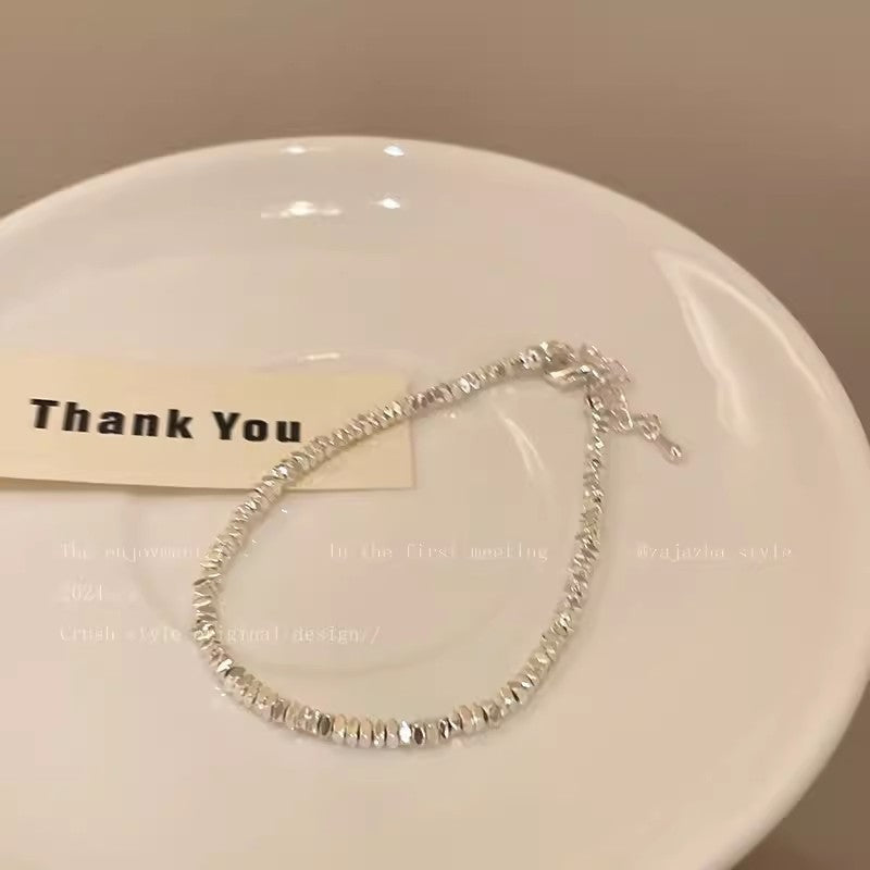 Easiest for Match Fancy Pearl Bracelet Women's New Chinese Style Chinese Ancient Style Obsidian Beaded Bracelet Crystal Bracelet Bracelet