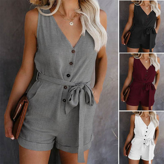 S-5XL Women's Casual Jumpsuit