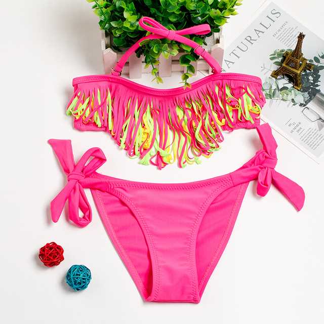-16Y Unicorn Two-piece Grils Swimwear High Quality Chil
