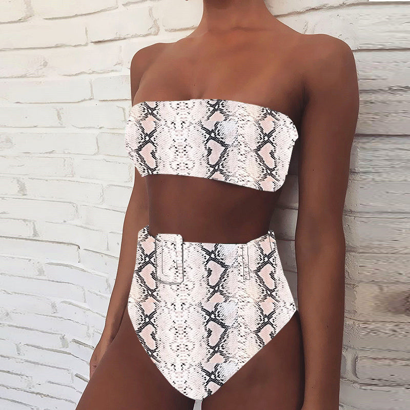 High Waist Bikini Sexy Black Swimwear Women Swimsuit Hi