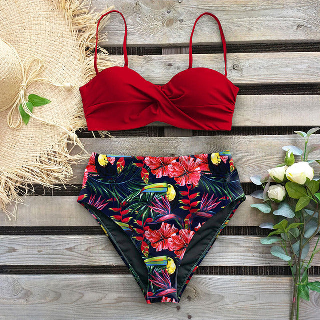 Sexy Bikini Female Swimsuit Women Swimwear Thong Push U