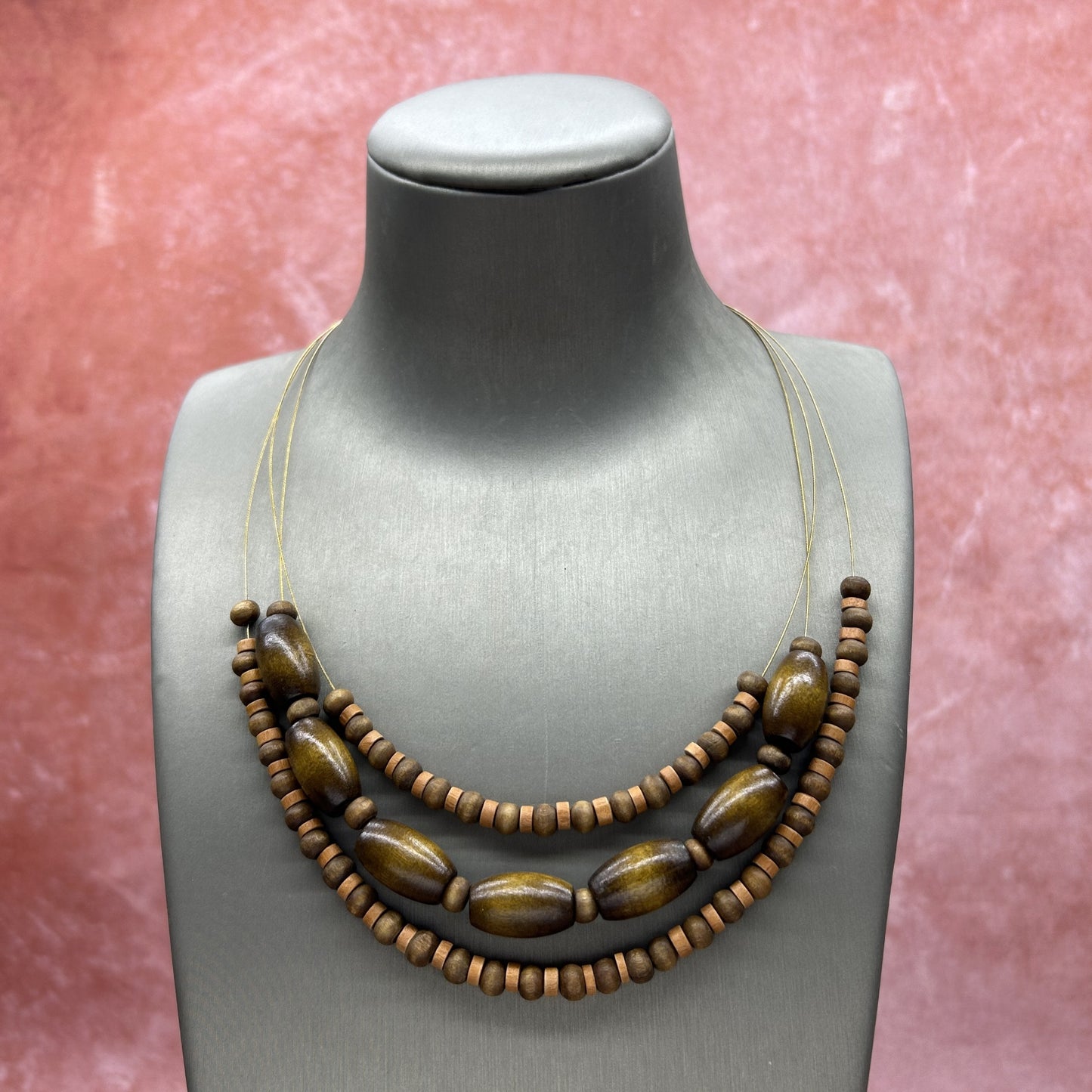 [2-11] European and American Foreign Trade Brand Tail Goods Banquet Accessories High-End Czech Gem Short Multi-Layer Necklace Luxury