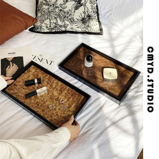 Fancy Retro Medieval For Home Living Room Bedroom Hallway Wooden Tray Jewelry Plate Tray Decorative Toilet Seat/Wall-Plate