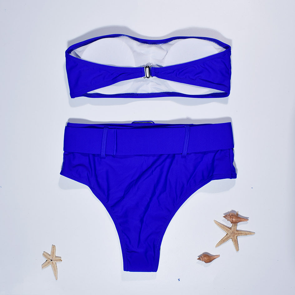 High Waist Bikini Sexy Black Swimwear Women Swimsuit Hi